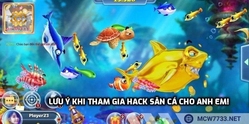 Lưu ý khi tham gia hack săn cá cho anh em!